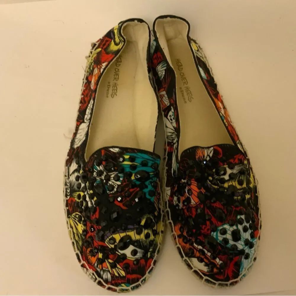 HEAD OVER HEELS by Dune Embellished Espadrilles